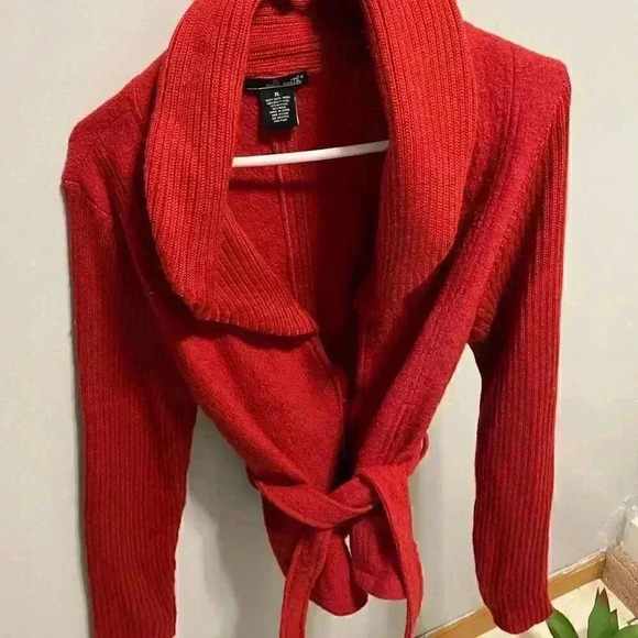 Red Will Smith cardigan sweater XL - Picture 1 of 4